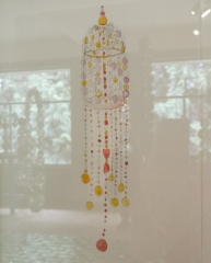 othoniel,diary of happiness,exposition,villa empain,bruxelles,journal du bonheur,voyages,soufre,verre,perles,briques,sculptures,couleurs,lumière,art