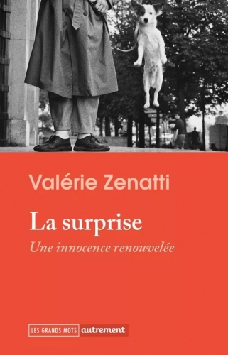 valérie zenatti,la surprise,une innocence renouvelée,essai,récit,littérature française,réflexion,culture,témoignages