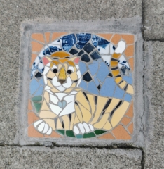 pierre seghers,le carreleur,poème,littérature française,mosaïque,trottoirs,ouvriers,mosaïques de trottoir,schaerbeek