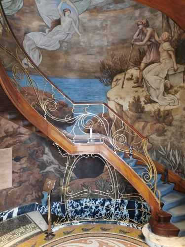 maison hannon,bruxelles,art nouveau,architecture,jules brunfaut,restauration,fresques,paul baudoüin,exposition,echos des songes,symbolisme,patrimoine,culture