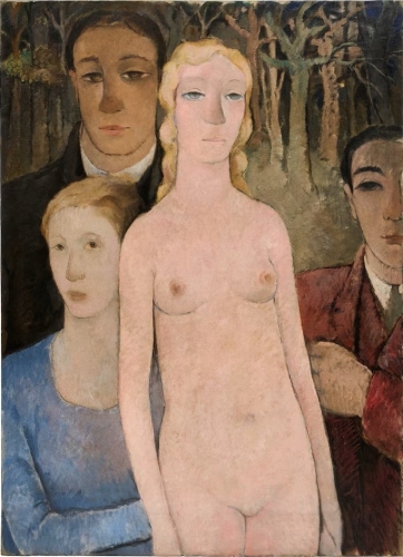 robert giron,exposition,auderghem,centre d'art de rouge-cloître,peintre belge,peinture,dessin,delvaux,art moderne,culture