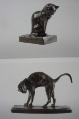 Steinlen, Deux petites sculptures de chats (d'après le catalgue).jpg