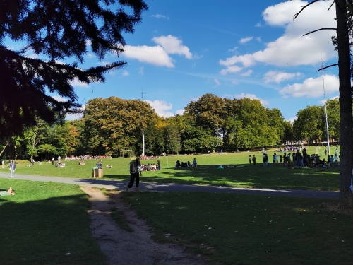automne,parc josaphat,promenade,dimanche,arbres,couleurs