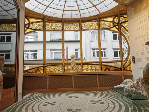 maison hannon,bruxelles,art nouveau,architecture,jules brunfaut,restauration,fresques,paul baudoüin,exposition,echos des songes,symbolisme,patrimoine,culture