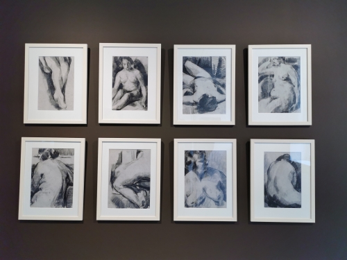 robert giron,exposition,auderghem,centre d'art du rouge-cloître,peintre belge,peinture,dessin,delvaux,art moderne,culture