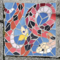 pierre seghers,le carreleur,poème,littérature française,mosaïque,trottoirs,ouvriers,mosaïques de trottoir,schaerbeek