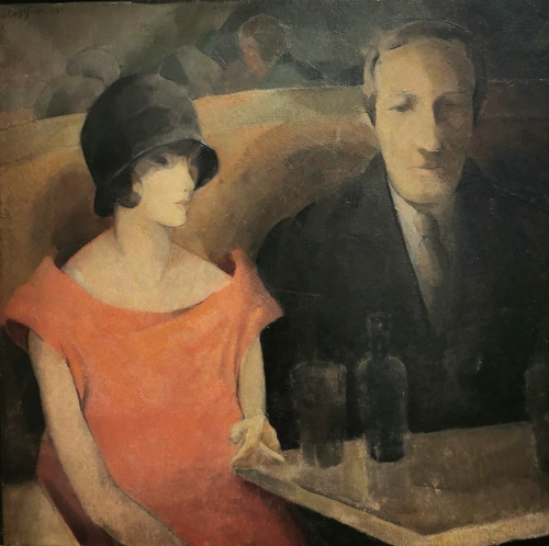 robert giron,exposition,auderghem,centre d'art du rouge-cloître,peintre belge,peinture,dessin,delvaux,art moderne,culture
