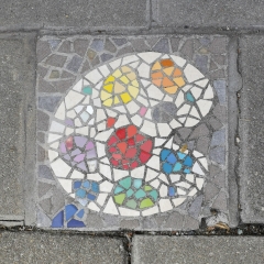 pierre seghers,le carreleur,poème,littérature française,mosaïque,trottoirs,ouvriers,mosaïques de trottoir,schaerbeek